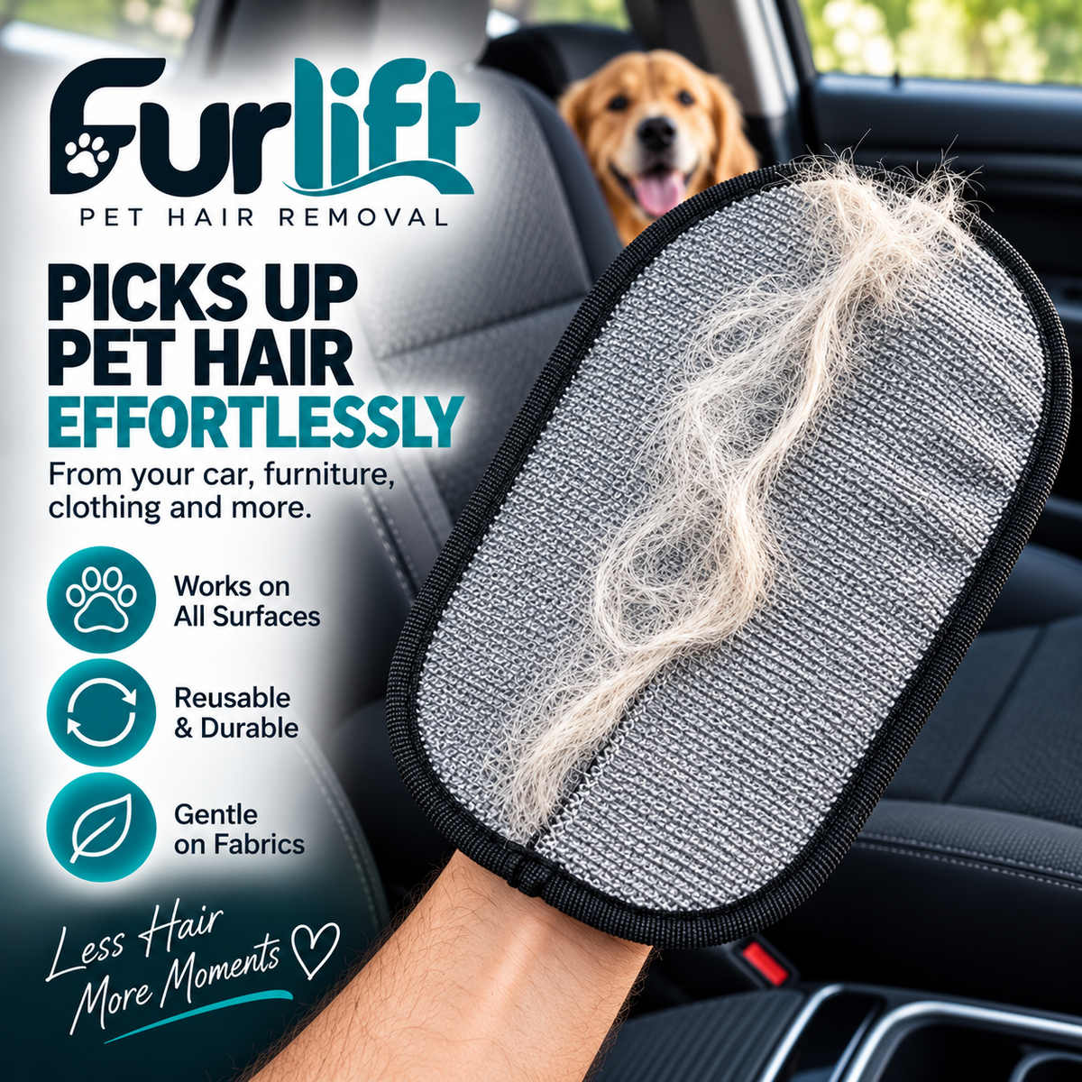 Furlift Pet Hair Remover Glove