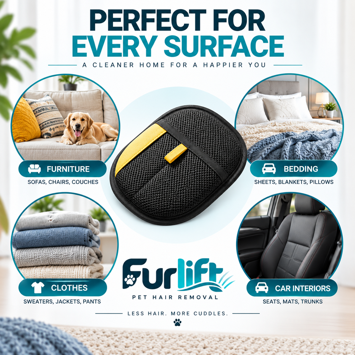 Furlift Pet Hair Remover Glove